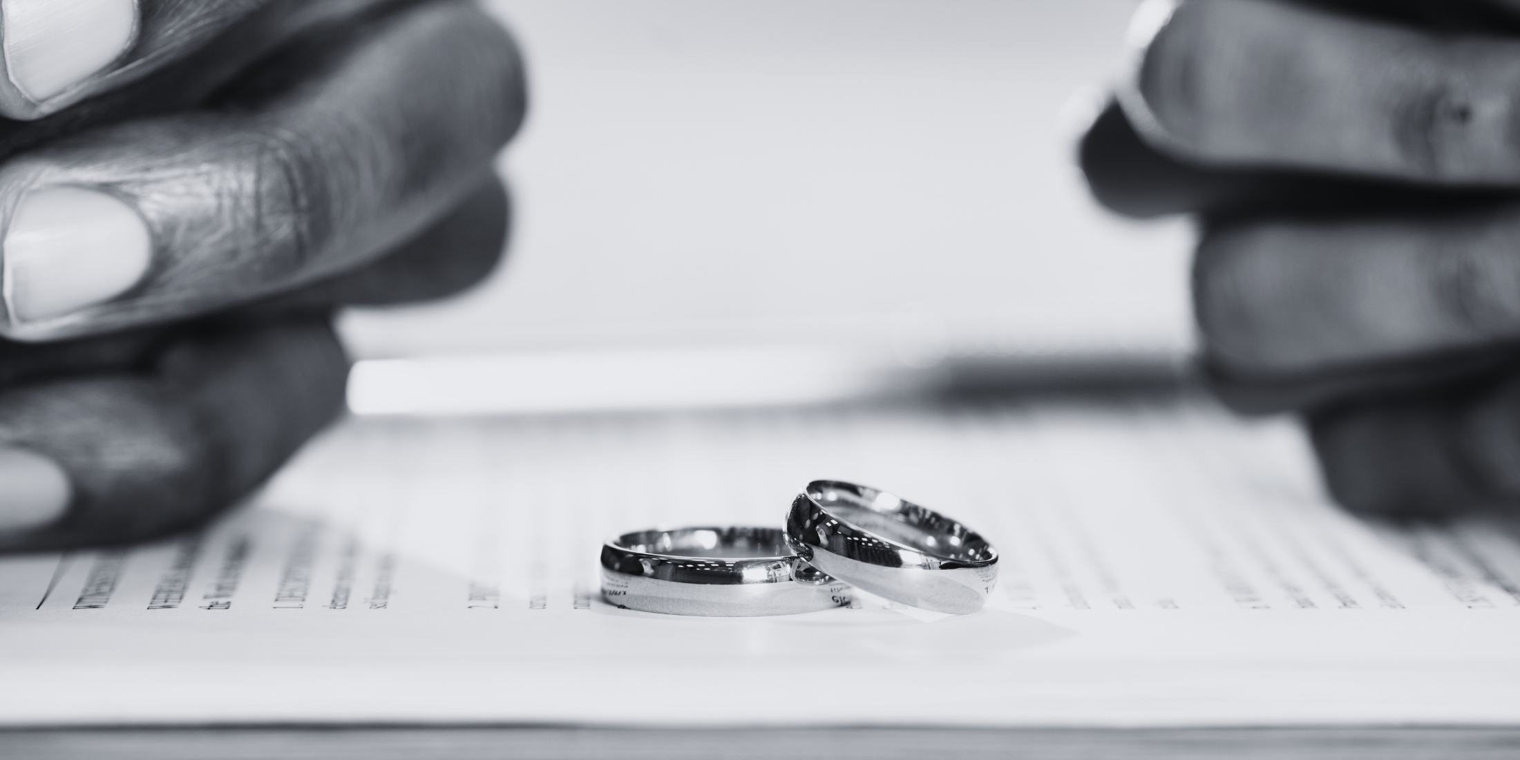 Two rings on top of each other. 