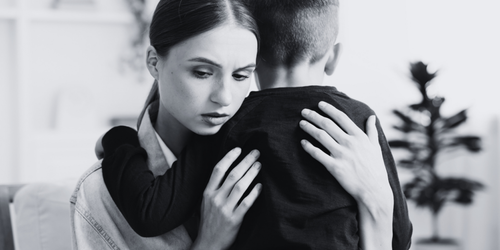 A mother holding her child. Understanding Child Custody in South African Divorce Cases