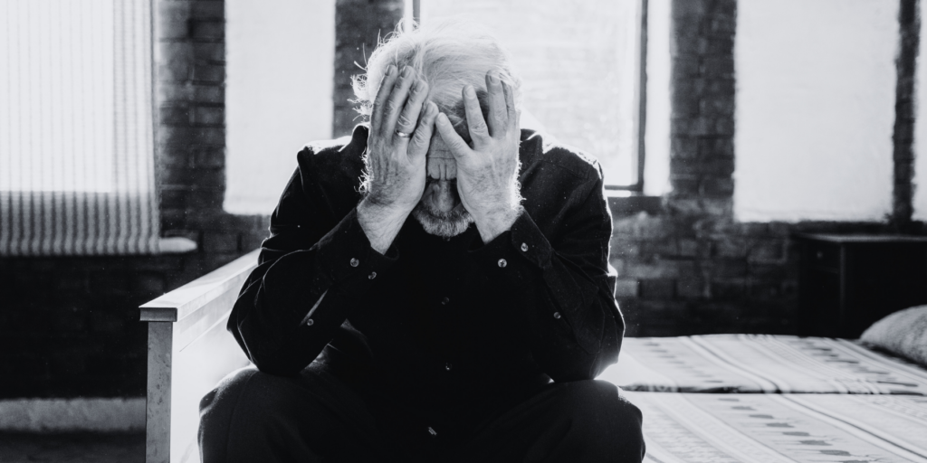An elderly man, looking worried and sad. Divorce Regret: What Clients Wish They Knew Before Filing
