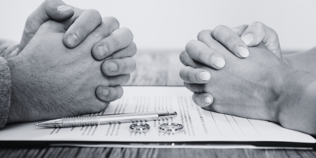 Two hands on a table, divorce documents, and rings too.
Divorce Procedure in Community of Property in South Africa (2026 Guide)